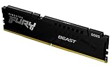 Kingston FURY Beast Schwarz DDR5 16GB 6000MT/s CL40 DIMM Desktop Gaming Speicher Einzelnes Modul Intel XMP - KF560C40BB-16