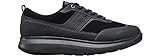 JOYA David II Black II, Sneaker für Herren aus Nubuckleder, schwarz