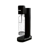 Sodapop Wassersprudler Cooper schwarz inkl. 1x PET-Flasche, Stylisch und platzsparend, Höhe 44,9 cm