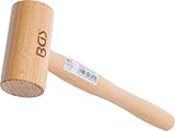 BGS 74519 | Holzhammer | Ø 55 mm | 180 g | Schreiner-Knüppel/Schreiner-Hammer
