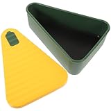 Homoyoyo Multifunktionale Wiederverwendbare Silikon Klein mit Deckel Ofenfest und Tragbar Praktischer Pizzahalter für Unterwegs und Frischhalten