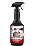 ALCLEAR Insektenentferner Auto - Extra starker Flugrostentferner für Scheinwerfer, Lack & Windschutzscheibe - 100% Sauberkeit - Insekten Entferner - 1000ml