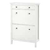 IKEA Schuhschrank Hemnes Schuhschrank mit 2 Fächern weiß