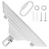 Alipis 1 Satz Deckenbaldachin Kronleuchter Montageplatte Weiß Pendelleuchte Abdeckung Hochhärte Beschichtet für Selbstgemacht Leuchten Wohnzimmer Schlafzimmer