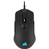 CORSAIR M55 RGB PRO Wired Ambidextrous Lightweight FPS Gaming Mouse - 12,400 DPI - 8 Programmierbare Tasten - iCUE-Kompatibel - PC, Mac, PS5, PS4, Xbox - Schwarz