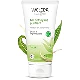 WELEDA Bio Naturally Clear Waschgel - porentiefe Naturkosmetik Gesichtsreinigung bei Pickeln & Mitessern, Vegane Gesichtspflege bekämpft Hautunreinheiten & reduziert überschüssigen Talg (1x 100ml)