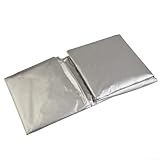 UrbanHui IBC Tankabdeckung für 1000L Wasserspeicher Behälter Schutzfolie UV-Beständig Ausbleichsicher mit Aussparungen für Wasserhahn Palettenstütze und Deckel Garten Regentonnen Gebrauch