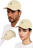 U.S. Polo Assn. Unisex Cap (One Size) - klassischer Baseball-Look mit verstellbarem Strapback - P009 - Beige OneSize