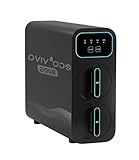 Ecoviva E8 Umkehrosmoseanlage, 800 GPD (3028 L/Tag) Trinkwasserfilter, 9-stufige Filterung RO Untertisch Wasserfilter, 2.5:1 Spar-Verhältnis, tanklos, Schwarz(SLV-IT)