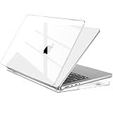 EooCoo Hülle kompatibel für MacBook Pro 14 Zoll (2021-2024 Freisetzung) M4 M3 M2 M1 A3112 A3185 A3401 A2992 A2918 A2779 A2442, Ultradünne Glatt Hartschale Schutzhülle Case, Kristall Klar
