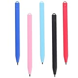 UTHCLO 5 Stück LCD Schreibtablettstift aus Abs mit Elektroaktivem Gummigriff Glattes Schreiben und Zeichnen für Digitale Notizen und Kreative Anwendungen