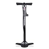 Dunlop Fahrradpumpe mit Manometer - Luftpumpe Fahrrad mit 2...