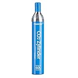 Homewit CO2 Zylinder | erstbefüllt in Deutschland | 425 g Kohlensäure für 60 Liter | geeignet für SodaStream(z.B. SodaStream Crystal, Easy, Power & Cool) Wassersprudler usw.