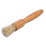 HOFMEISTER® Haushaltspinsel aus geöltem Kirschholz, rund, Breite: 2,5 cm, Länge: 18 cm, Backpinsel mit Naturborste
