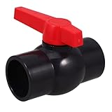 GARVALON PVC Kugelhahn Ventil Einfache Installation für Wasserleitungen Sanitärarmatur für Heiß Zuverlässiges PVC Absperrventil