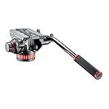 Manfrotto Flacher Videokopf, geeignet für kompakte Videokameras und DSLR-Kameras, ideal für Filmaufnahmen, Videografie, Inhalte-Erstellung, Vlogging und Live-Streaming