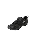 VAUDE atmungsaktive Fahrradschuhe Herren TVL Pavei 2.0 blau Gr. 43, stylische Rennradschuhe Herren für Radreisen oder Tagestouren, bequeme SPD Radschuhe, ganzjährig einsetzbar, Schwarz, 43