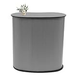MINRS Empfangstheke Klappbar Messetheke 90 x 40 x 90 cm Ausstellungstheke Empfangstresen Messestand Faltbar Geeignet für Unternehmen Gemeinden Outdoor-Aktivitäten etc