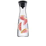 WMF Basic Wasserkaraffe 1,5 liter, Glaskaraffe mit Deckel,...