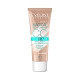 Eveline Cosmetics - Magical Colour Correction CC Foundation Nr 52 Medium Beige, Foundation Make Up mit SPF 15, Make-Up für alle Hauttypen, Feuchtigkeitsversorgung CC-Creme - 30 ml