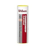 WILSON Badminton-Ball, Championship Shuttlecocks, 6-er Dose,...