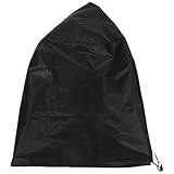 YARNOW Grillabdeckung Wetterfest 77X58cm aus Robustem Oxford Gewebe Regensichere Schutzhülle für Holzkohle und Campinggrills UV Beständig und Winddicht für Gartengrill und Outdoor