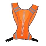 Yardwe 1Stk Reflektierende Westen laufweste Reflektierende Trainingsweste laufende Tanktops Anzüge leuchtende gut sichtbarer Unterbund Sport Jacke Gürtel