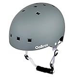 OnBros Skaterhelm Scooter Helm Skateboard Helm Scoot and Ride Helm Fahrrad Fahrradhelm für Erwachsene und Jugendliche Bike Helmet, M/L