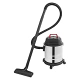 TkkMivcOC Nass Trockensauger, 1500W Waschsauger mit 30L Behälter, 18Kpa, 30000r/min Doppelnutzung Industriestaubsauger auf 4 Rollen, Umfangreiches Zubehör, für Haus Garagen Büros