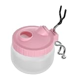 KONTONTY Sammeln Sie Flaschensprühwerkzeuge Airbrush-Reinigungsgeräte Airbrush-Reinigertopf Airbrush-Reinigungstopf Airbrush-Reinigungsmittel Airbrush-Reinigungszubehör Glas Rosa