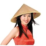 PARTY DISCOUNT ® Hut Asia in Bambusoptik, Einheitsgröße