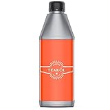 Teaköl 1 Liter farblos für Teak- und Bangkiraiholz, Parkett, Esstisch, Terrasse, Gartenmöbel I Holzpflege & Imprägnierung innen & aussen I Strapazierfähig, lösemittelfrei, wetterfest - BEKATEQ BE-205
