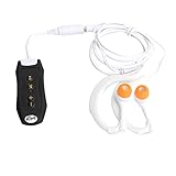IPX8 Sport Wasserdichter Mp3 Zum Schwimmen, Mp3 Etanche Natation Langlebiger Tauch-FM-Musikplayer mit Kopfhörer und Clip Broadcast Black4GB Tragbarer Wasserdichter 4GB-Musikplayer