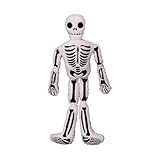 Halloween Plüsch - Süße Kuschelkissen Skull Kissen Halloween Puppe,Weiches Wurfkissen Für Innenbereich Büro Schreibtisch Schlafzimmer Wohnzimmer Couch Bett Auto Reise Kinder Geburtstag