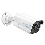 Reolink 4K Smarte PoE Überwachungskamera Aussen mit Personen-/Fahrzeugerkennung, 8MP IP Kamera mit Audio und microSD Kartensteckplatz, IR Nachtsicht, IP67 Wasserfest, Zeitraffer, RLC-810A