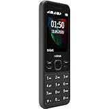 Nokia 150 Version 2020 Feature Phone (2,4 Zoll, 4 MB interner Speicher (erweiterbar auf bis zu 32 GB per MicroSD-Karte), 4 MB RAM, Dual SIM) schwarz