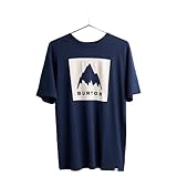 Burton Herren Classic Mountain High T Shirt, Dress Blue, M