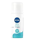 Nivea Men Dry Active Deo Spray (35 ml), Anti-Transpirant mit 72h Schutz und Dual-Active-Formel, Anti-Transpirant Spray mit femininem, frischem Duft