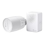 TP-Link Kasa smartes Heizkörperthermostat - Wifi Starter Kit, inklusive 1 Thermostat und 1 Hub, Heizungssteuerung (Kasa App, Geofencing, Fensteröffnungserkennung), Matter, Alexa