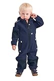 first instinct by killtec Jungen Fiow 35 Mns Onpc Softshell Overall mit Kapuze, dunkelblau, 110/116 EU