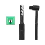 Elliptischer Stylus für Phono-Kartusche, Ersatznadel für Audio Technica AT95E ATN95E AT-LP120USB Plattenspieler, 3 x 5 x 3 cm, Grün