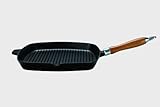 Eisenguss-Steakpfanne Rustica mit Rillenboden, 28 x 28 cm,...