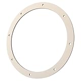 SOPOTUTU Unvollständig für DIY Kranzgestaltung Vielseitiger Holzrahmen für Hochzeiten Valentinstag und Dekorationen zu Verwenden mit Führungslöchern