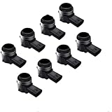 TAOMYDS Einparkhilfen Für Altima Für Teana Für L33 2013 2014 2015 2016 2017 2018 Auto Umkehr Radar Sensor Auto Radar Detektor Parkhilfe Sensoren(Black (8 pcs))