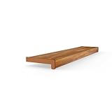 Seiletech.de FENSTERBANK PVC | 20 cm x 100 cm | Eiche Gold | Fensterbrett | für den Innenbereich | Innenfensterbank | Innen | Meterware | Wohnzimmer | Deko | Kunststoff