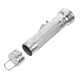 TEHAUX Kleine Metall Taschenlampe Retro Design Jahre Outdoor Camping Handlampe ohne Batterie Langlebig Einfache Bedienung