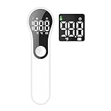 Temperature Gauge - 4.79inches, Forehead Thermometer | Infrared Temperature Meter, Touchless Digital Measuring Device With Forehead And Object 2 In 1 Mode For Home Hospital Pediatric Care