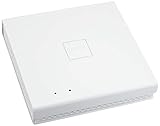 LANCOM LX-6400 (EU) WiFi-6 Access Point mit bis zu 2400 MBit/s, 8 integrierte 180° Antennen, PoE (IEEE 802.3at), Dual Concurrent WLAN (2,4 & 5 GHz) 4x4 MU-MIMO, 2,5 Gigabit Ethernet-PoE-Port, Weiß