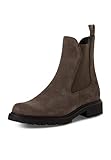 Tamaris Damen Chelsea Boot Lederstiefel Stiefelette Frauen M2542741 braun, Schuhgröße:43 EU