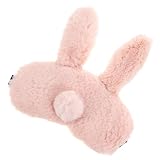 FONDOTIN 1Satz Flauschige Schlafmaske Cartoon Design Verstellbare Augenabdeckung für Ungestörten Schlaf für Reisen und Perfektes für Familie